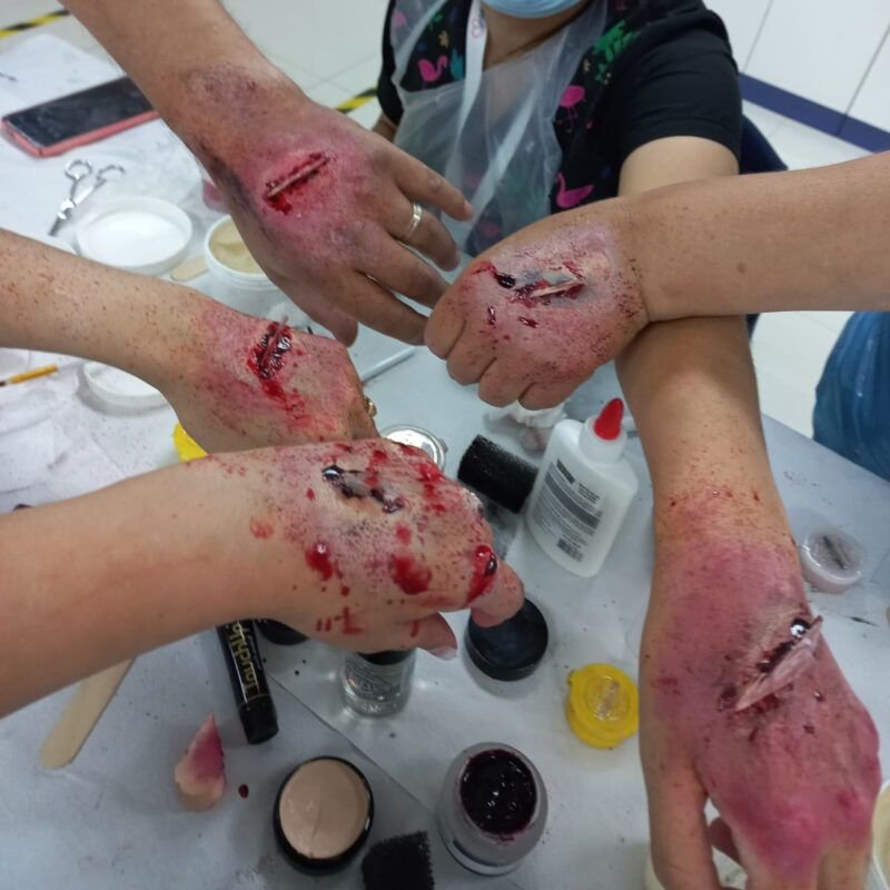 Curso inicial de Moulage de Simulación en Salud