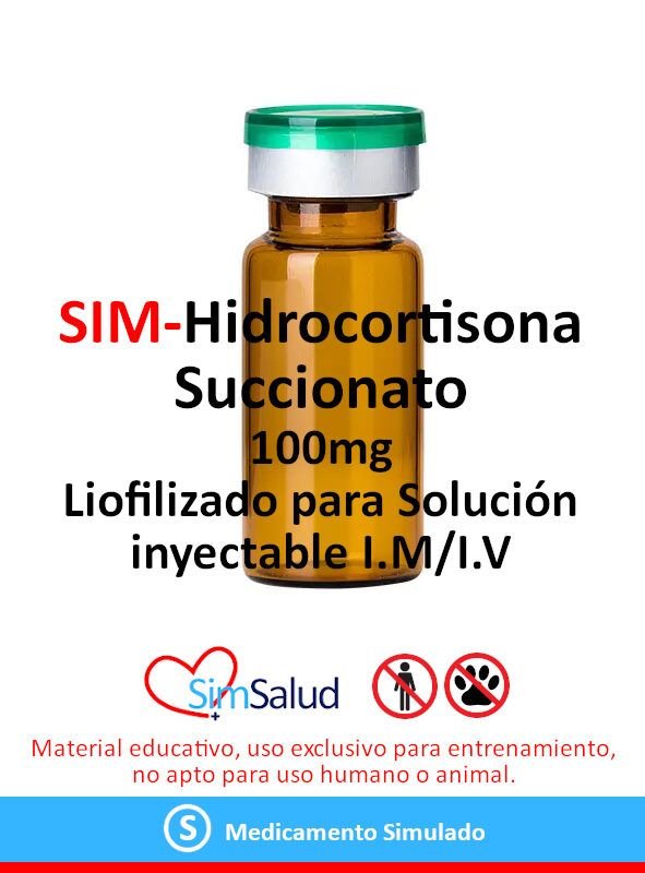 SIM-Hidrocortisona Succinato 100mg  (100 unidades)