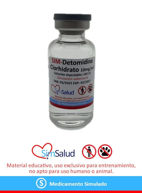 SIM-Detomidina Clorhidrato 10mg/ml 20ml (100 unidades)