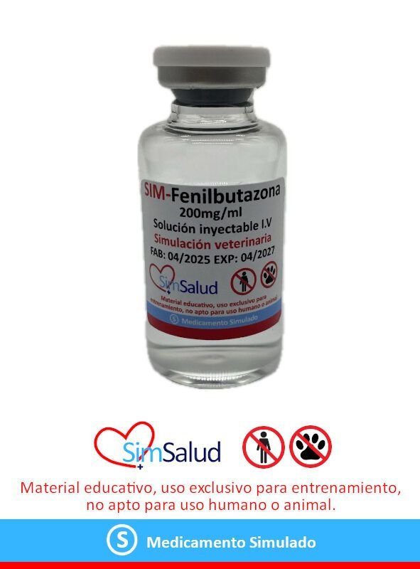 SIM-Fenilbutazona 200mg/ml 20ml (100 unidades)