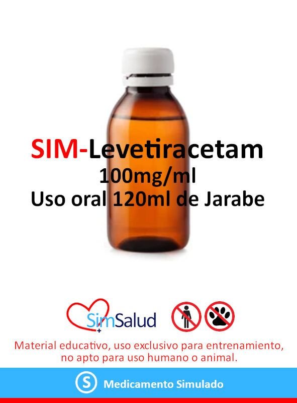 SIM-Levetiracetm 100mg/ml  (10 unidades)