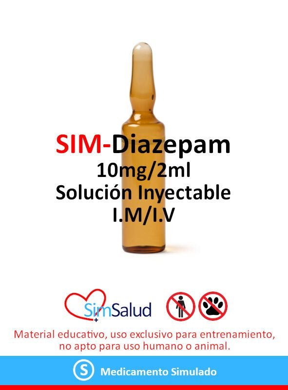 SIM-Diazepm 10mg/2ml (100 unidades)