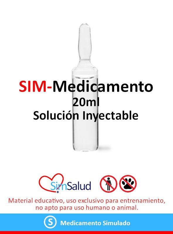 SIM-Medicamento 20ml genérico (100 unidades)