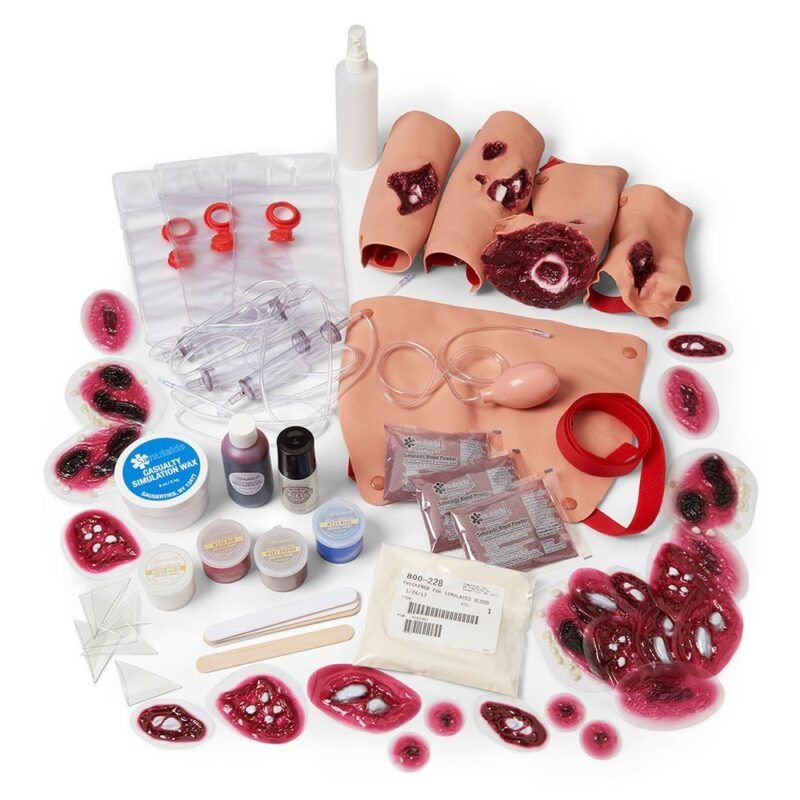 Kit de simulación de heridas moulage Simulaids®