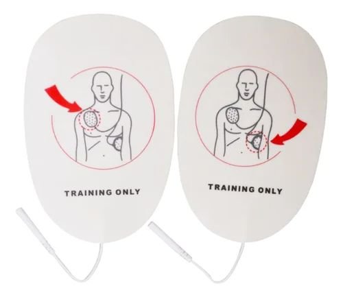 Parches Adulto genéricos DEA entrenamiento (6 pares)