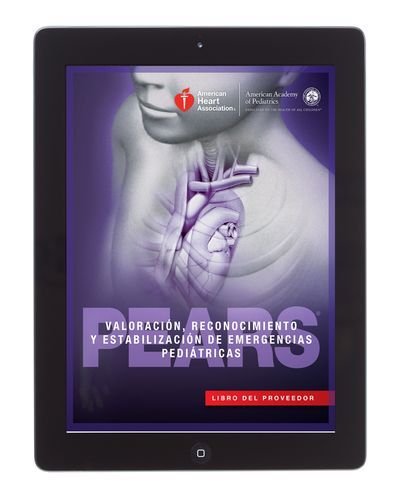 Libro del proveedor de Valoración, reconocimiento y estabilización de emergencias pediátricas (PEARS) en versión electrónica